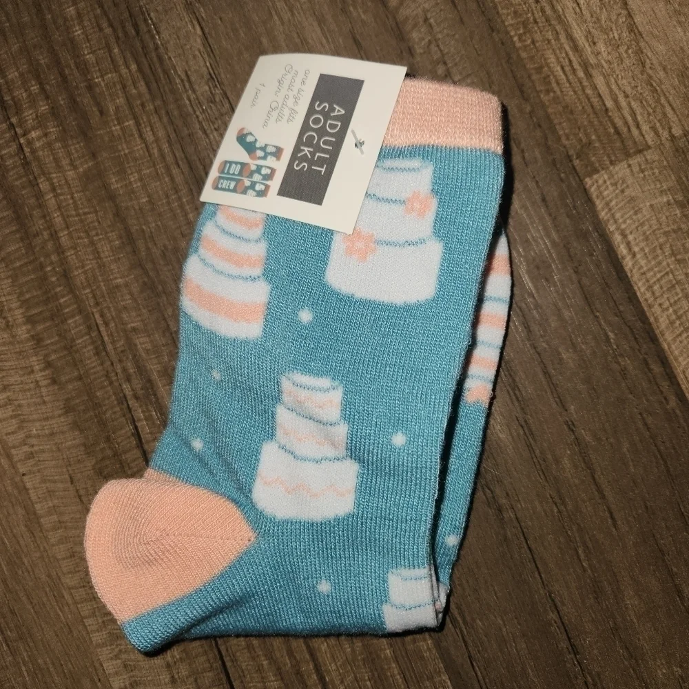 Bride, Groom, Wedding Cake Socks Perfect Wedding/Shower Gift. NWT! LOT OF 6